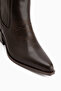 Elvia Brown Elastic Women's Boots - 4