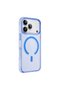 غطاء حماية متوافق مع هاتف Apple iPhone 18 Pro Max/17 Pro Max من نوع PC Real Magsafe - أزرق سييرا