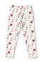 Girl's Patterned Flexible Anti-Sweat Cotton Report Waist Elastic Leggings - 2