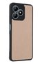 Realme Note 50 4g Compatible Case Aras Leather Cover - Powder - 8