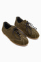 Berry Genuine Leather Khaki Suede Lace-Up Casual Women's Shoes - 3