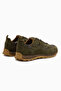 Selena Genuine Leather Khaki Suede Detailed Retro Women's Sneaker - 6