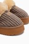 Mariza Mink Plush Knitwear Women's Slippers with Fur Inside and Thick Soles - 4