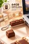 4 Pieces Metal USB 3.2 Gen1 Flash Memory 128 Gb M400 – 150 Mb/S Fast Portable Storage USB Memory Stick - 5