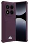 Xiaomi Redmi Note 14 Pro 4g Compatible Kelvin Silicone Case with Business Card Holder - Deep Purple - 6