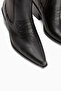 Elvia Black Elastic Women's Boots - 4