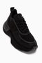 Helena Black Suede Stone Detailed Lace-Up Women's Sneaker Sports Shoes