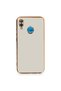حافظة متوافقة مع هاتف هواوي P20 Lite من السيليكون - أبيض - 8