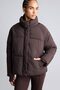 Windproof Water Repellent Regular Fit Stand Collar Raglan Sleeve Winter Puffer Jacket A1550Ax26Au