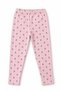 Girl's Patterned Flexible Anti-Sweat Cotton Report Waist Elastic Leggings - 2