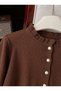 Luxury Soft Pearlescent Feather Women's Knitwear Cardigan - 5