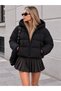 Women's Winter Hooded Coat - 2