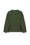 Buttoned Muslin Jacket Khaki - 2