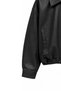 Belted Faux Leather Jacket Black - 4