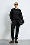 Cessie Knitted Women's Sweatpants Black