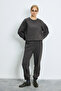 Cessıe Knitted Women's Sweatpants Brown - 3