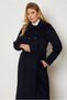 Belted Checked Coat 90653 - 3