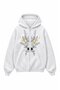 Unisex Oversize Demon Slayer Zenitsu Thunder Back Printed Hooded Zipper Anime Zip Hoodie - 2