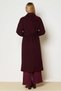 Belted Checked Coat 90653 - 4