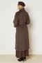 Belted Checked Coat 90653 - 4