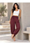 Women's Modal Fabric Loose-Fit Elastic Waist Lace-Up Trousers - 3