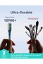 USB C Cable, [3 Pack, 2M+2M+0.5M] 3.1A QC3.0 Type C Charger Fast Charging, Durable Nylon USBC Charger Cables for iPhone 17 16 Pro Max Samsung Galaxy S25 S24 S23 Ultra Google Pixel etc - 7