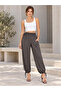 Women's Modal Fabric Loose-Fit Elastic Waist Lace-Up Trousers - 6