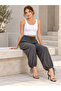 Women's Modal Fabric Loose-Fit Elastic Waist Lace-Up Trousers - 4