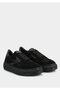 Black Leather Women's Sneaker - 2