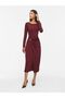 Rochie midi VIJUSTINE cu mâneci lungi - 5