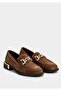 Tan Leather Women's Shoes - 3