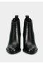 Black Leather Women's Boots - 3