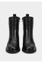 Black Leather Women's Boots - 3