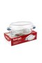Oval Glass Baking Casserole With Lid, 1800 Ml, 110 Mm, Clear - 5