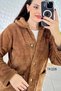 Buttoned Plush Cardigan 7K108 - 2