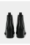 Black Leather Women's Boots - 4