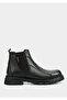 Black Leather Men's Boots