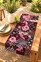 African Flowers and Leopard Print Runner/Tablecloth/Placemat - 2