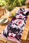 Mysterious Woman Patterned Runner / Tablecloth / Placemat