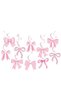 Pink Bow Hanging Decorations, Party Decor