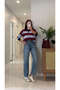 Warle Light Blue Mom Jean - 5