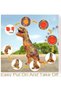 Inflatable Dinosaur Costume Adult and Kids Fancy Dinosaur Suit Blow up Trex Full Body Dino Costume For Halloween Cosplay Party - 2