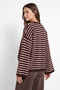 Casual Knitwear Sweater T2617 - Brown - 4