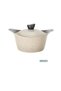 Lahoya Beige Marble 17-Piece Cookware Set - 4