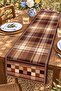 Brown Horse Rider Patterned Runner / Tablecloth / Placemat - 3