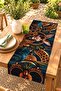 Emerald Green Rabbit Patterned Runner / Tablecloth / Placemat - 2
