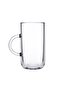 2 Pieces Iconic Glass Mug Set 270 Ml Clear