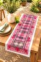Pink Plaid Horses Patterned Runner / Tablecloth / Placemat - 2