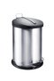 5L Stainless Steel Step Bin, Silver / Black