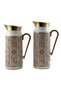 2-Piece Tea & Coffee Flask, 0.75 Liter, 1 Liter, Multicolor - 3